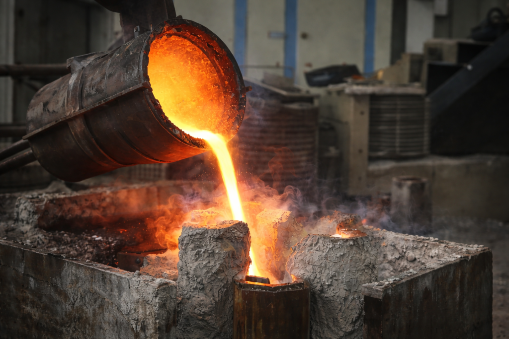 molten steel pouring investment casting for stainless steel marine hardware